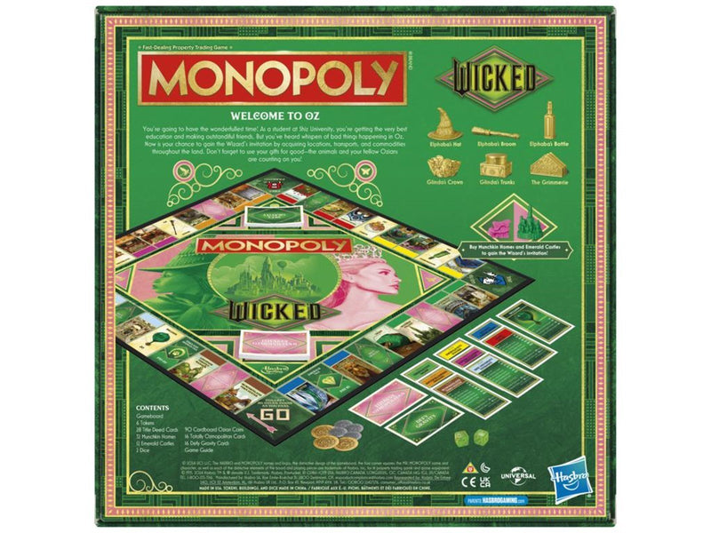 Hasbro Monopoly Wicked Edition Board Game