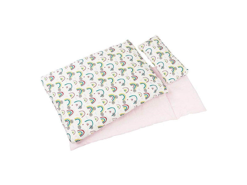 Goki - Dolls Bedding Set Rainbow 3 pieces.