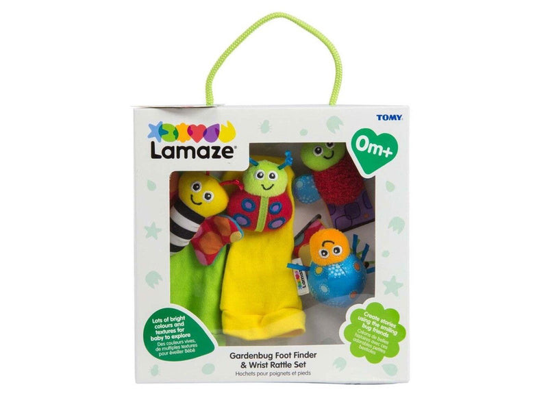 Lamaze Gardenbug Wrist Rattle Set