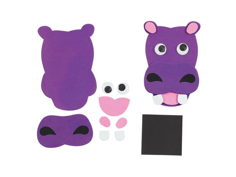 Colorations - Magnetic Foam Animal Faces Craft Set 36 pcs.