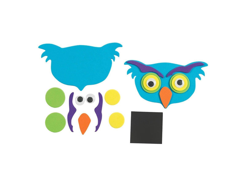 Colorations - Magnetic Foam Animal Faces Craft Set 36 pcs.