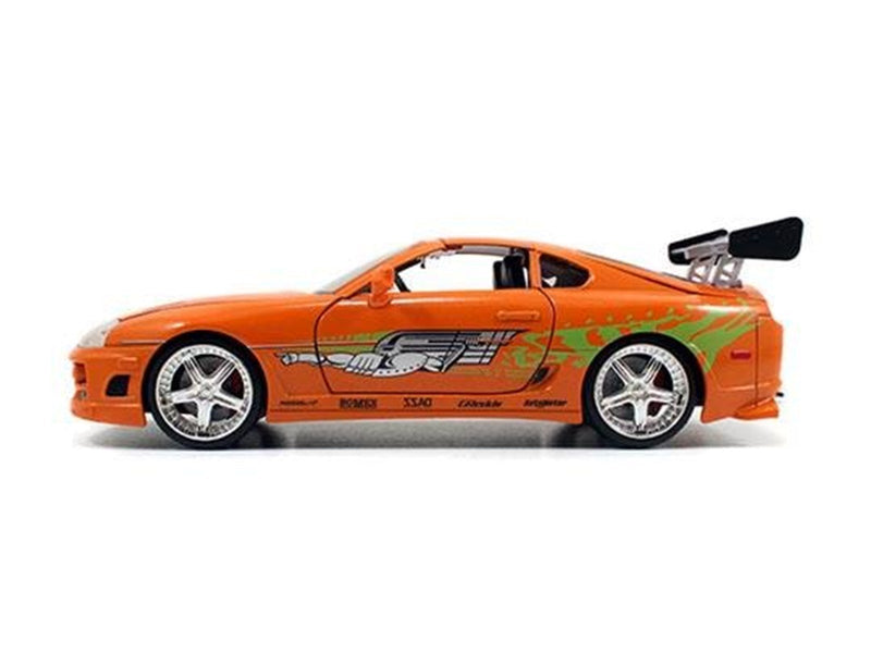 Fast and Furious Die-Cast Brian's 1995 Toyota Supra Race Car 1:24