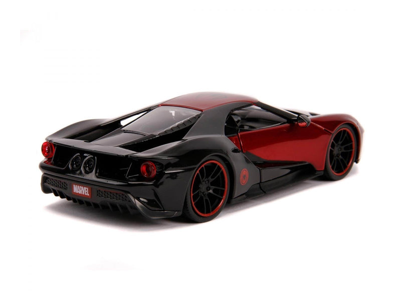 Jada Toys Jada Marvel Miles Morales Spiderman with 2017 Ford GT Car 1:24