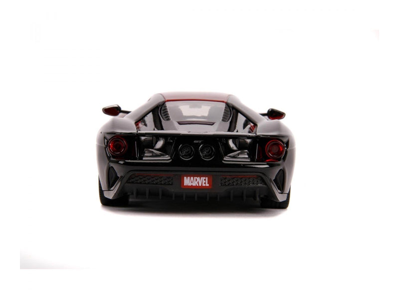 Jada Toys Jada Marvel Miles Morales Spiderman with 2017 Ford GT Car 1:24