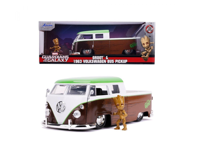 Jada Toys Jada Marvel Large 1963 Bus Pickup 1:24