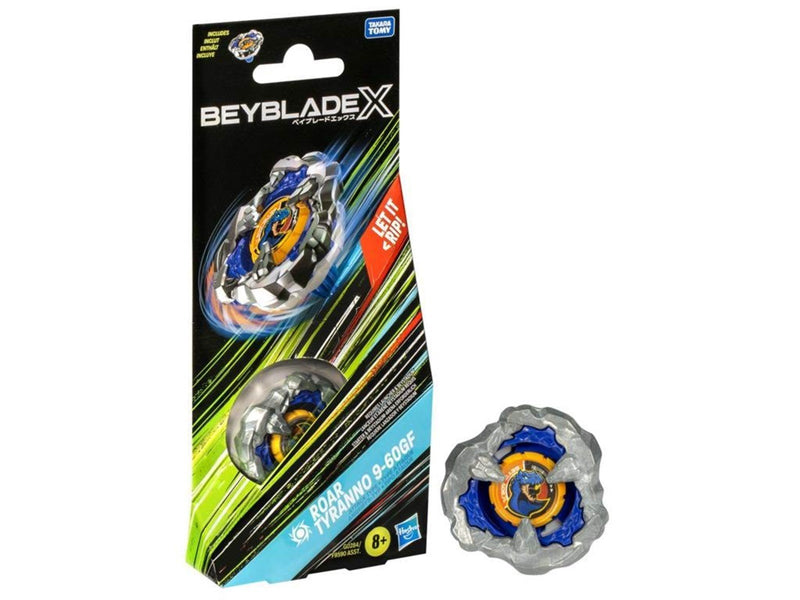 Hasbro Beyblade X Roar Tyranno 9-60GF Top Booster Pack Set