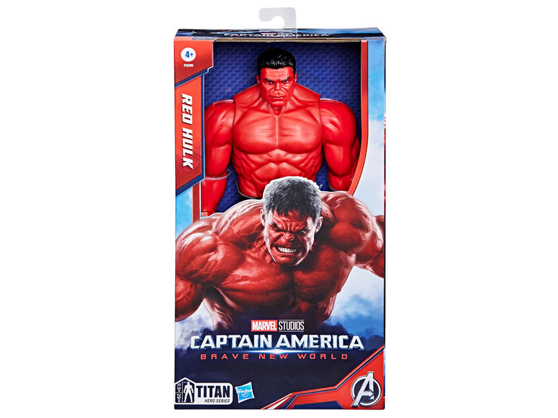 Marvel Captain America Brave New World Titan Hero Series Red Hulk 30 cm