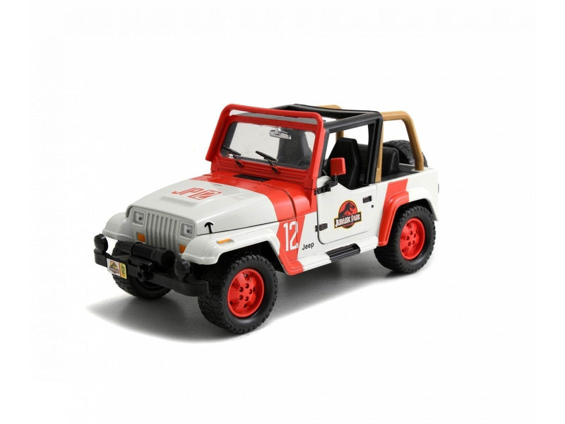 Jada Toys Die-Cast Jurassic World 1992 Jeep Wrangler 1:24