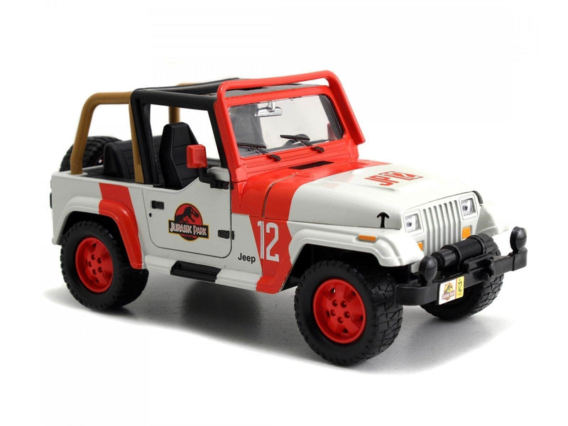 Jada Toys Die-Cast Jurassic World 1992 Jeep Wrangler 1:24