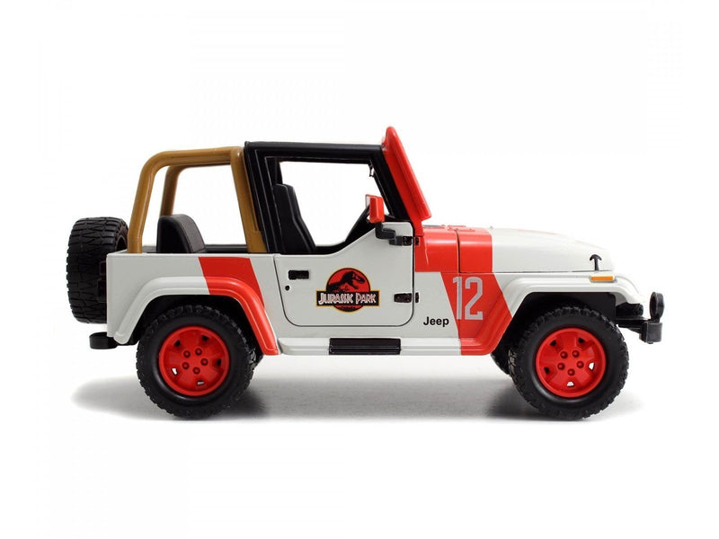 Jada Toys Die-Cast Jurassic World 1992 Jeep Wrangler 1:24