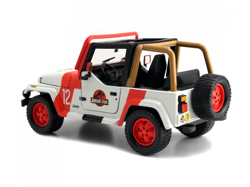 Jada Toys Die-Cast Jurassic World 1992 Jeep Wrangler 1:24