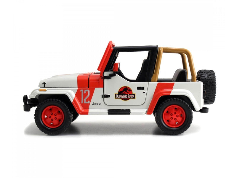 Jada Toys Die-Cast Jurassic World 1992 Jeep Wrangler 1:24