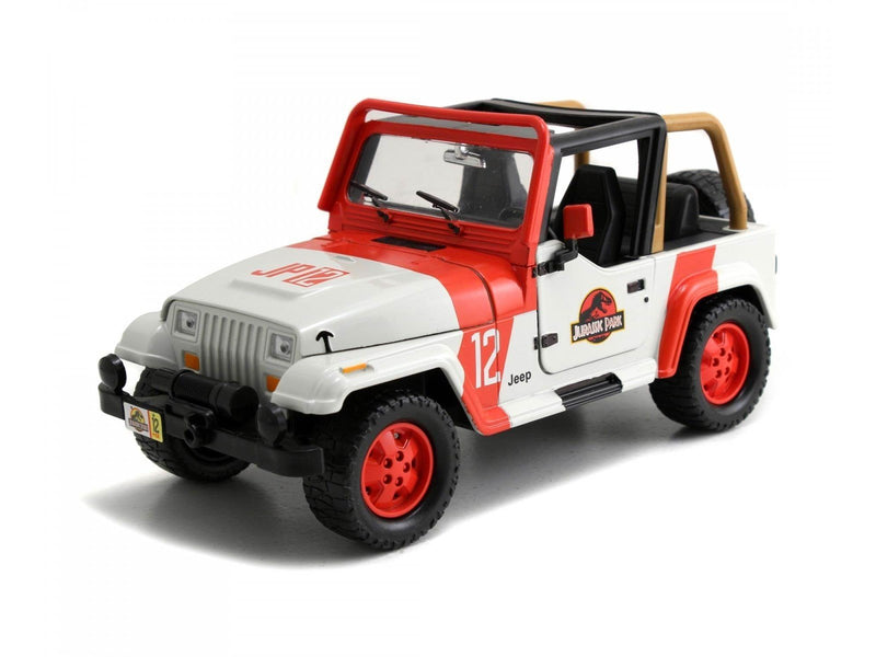 Jada Toys Die-Cast Jurassic World 1992 Jeep Wrangler 1:24