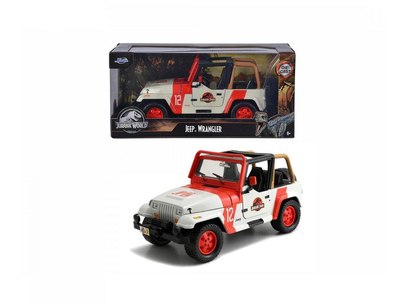 Jada Toys Die-Cast Jurassic World 1992 Jeep Wrangler 1:24
