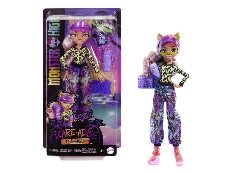 Monster High Scare-adise Island Clawdeen Doll