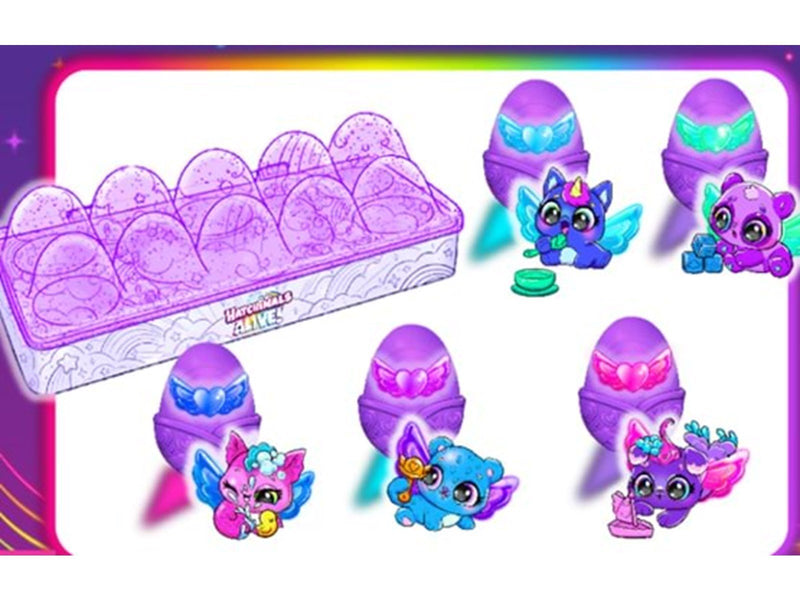 Hatchimals Alive Neon Rainbow Carton