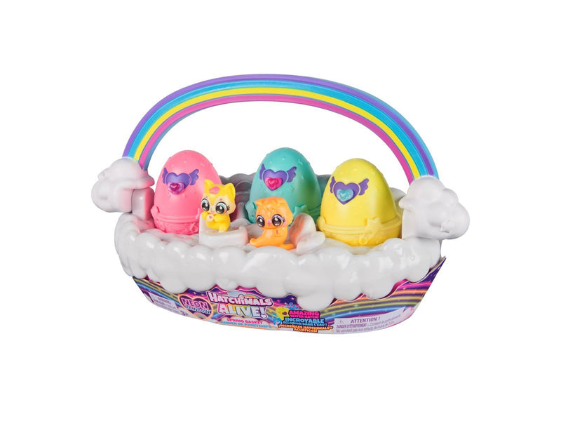 Hatchimals Alive Neon Rainbow Basket
