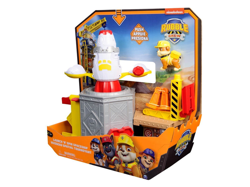 Paw Patrol Rubble & Crew Launch N Spin Spaceship