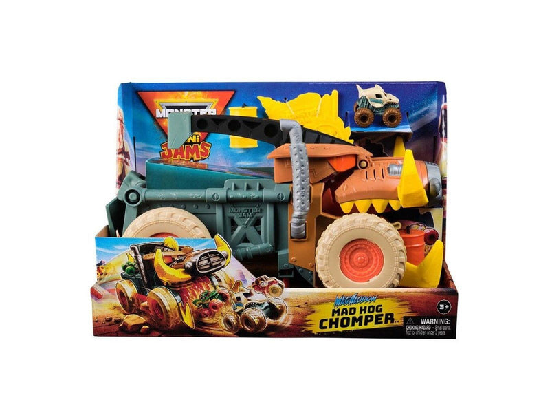 Monster Jam Mini Mad Hog Sweeper Playset