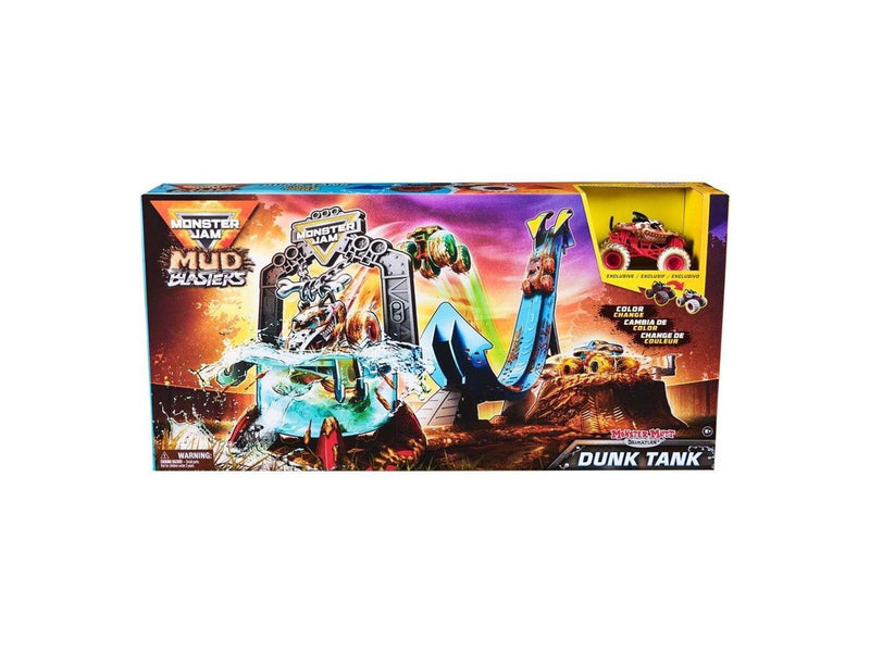 Monster Jam 1:64 Mud Blasters Dunk Tank Playset