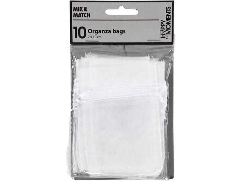 Creativ Company - Organza Bags with Ribbon Closure
