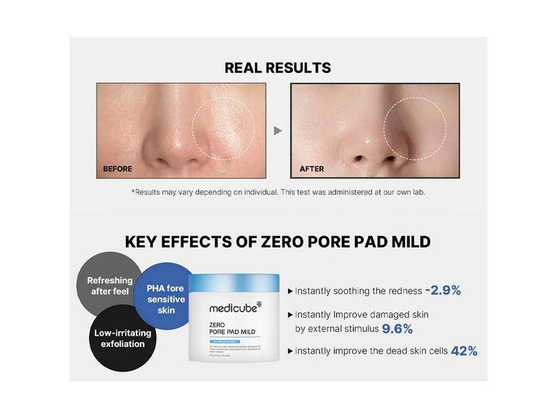 Medicube Zero Pore Mild Pad 70 pcs