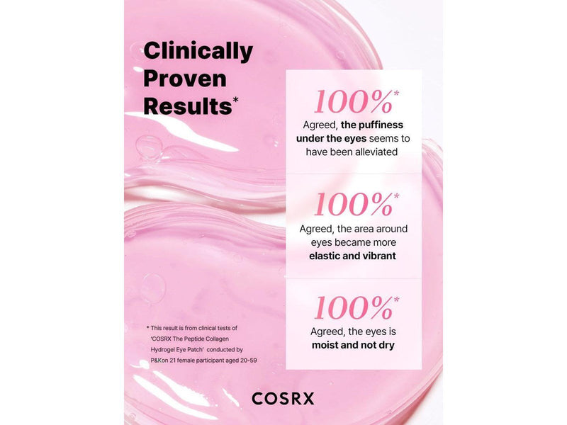 Cosrx The Peptide Collagen Hydrogel Eye Patch 60 pcs