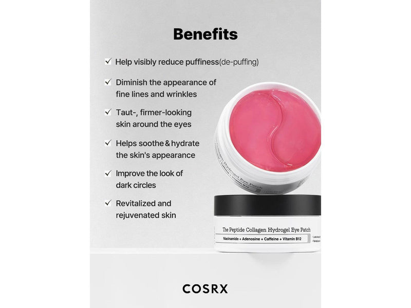 Cosrx The Peptide Collagen Hydrogel Eye Patch 60 pcs