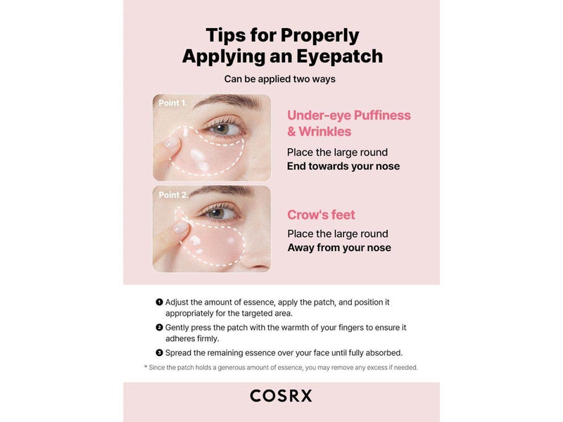 Cosrx The Peptide Collagen Hydrogel Eye Patch 60 pcs