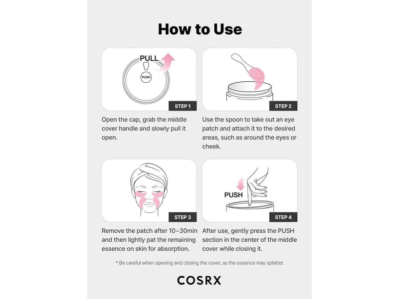 Cosrx The Peptide Collagen Hydrogel Eye Patch 60 pcs