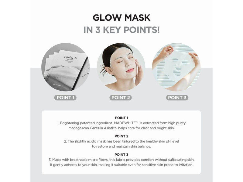 SKIN1004 Madagascar Centella Tone Brightening Glow Mask 1 pcs