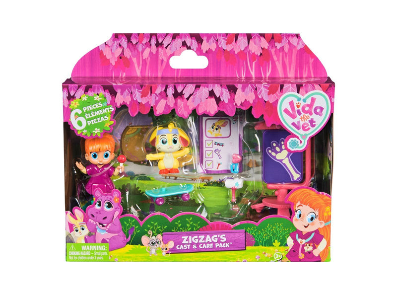 Vida the Vet Figure Story Pack 7.5 cm -Vida&Zigzag