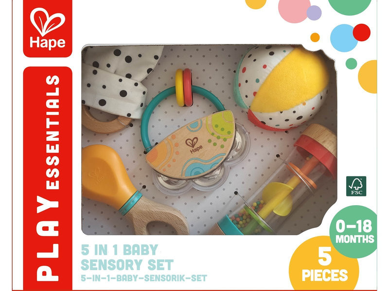 Hape  5 In 1 Baby Sensory Set