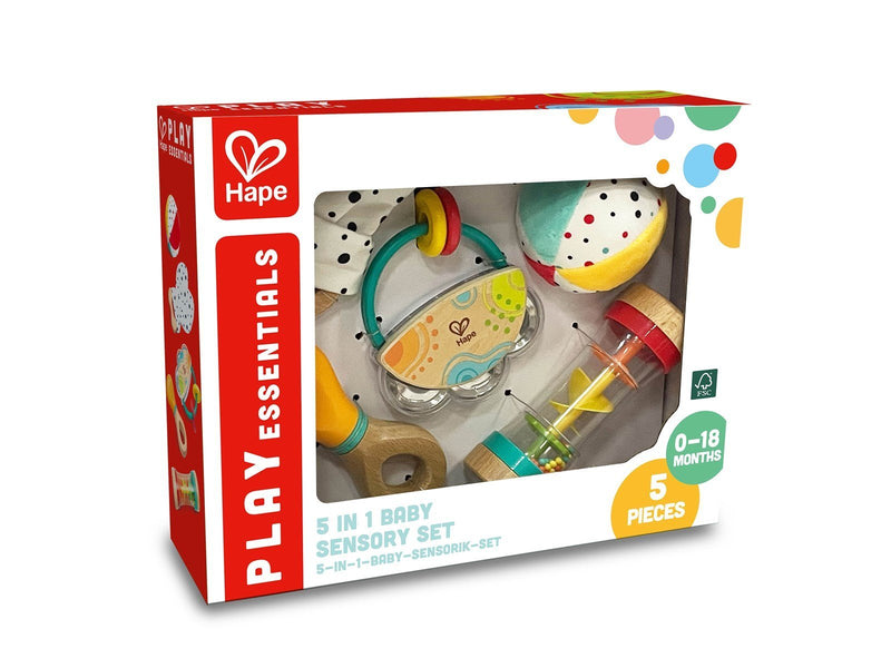 Hape  5 In 1 Baby Sensory Set