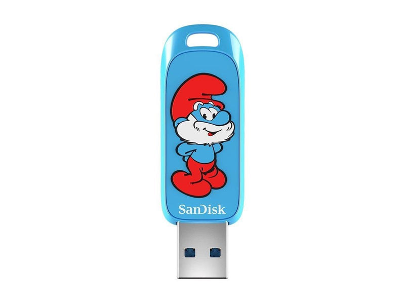 SanDisk Smurfs - Papa Smurf Edition - USB flash drive - 128 GB - 128GB - USB-Stick