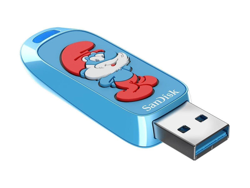 SanDisk Smurfs - Papa Smurf Edition - USB flash drive - 128 GB - 128GB - USB-Stick