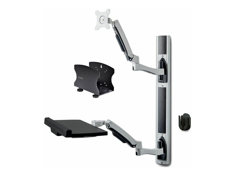 StarTech.com Wall Mount Workstation VESA Mount For 32" Monitors 10 kg Up to 27" / 32" (ultra-wide) 100 x 100 mm