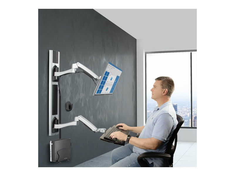StarTech.com Wall Mount Workstation VESA Mount For 32" Monitors 10 kg Up to 27" / 32" (ultra-wide) 100 x 100 mm
