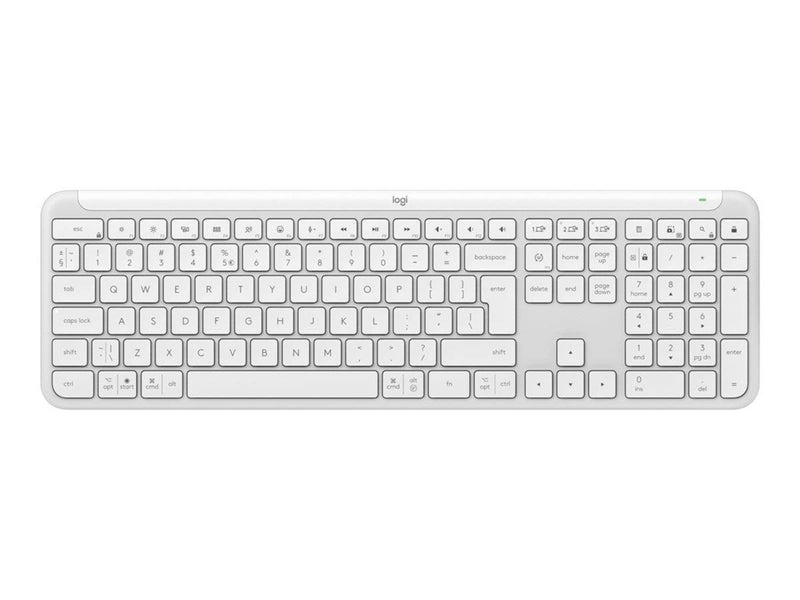 Logitech Signature Slim K950 - Tastaturen - Universal - Weiss
