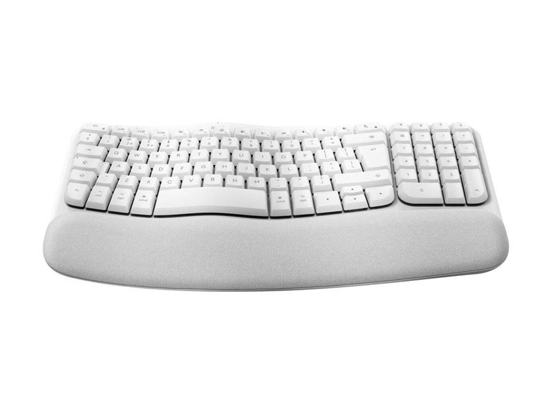 Logitech Ergo Series Wave Keys for Mac - Tastaturen - Deutsch - Weiss
