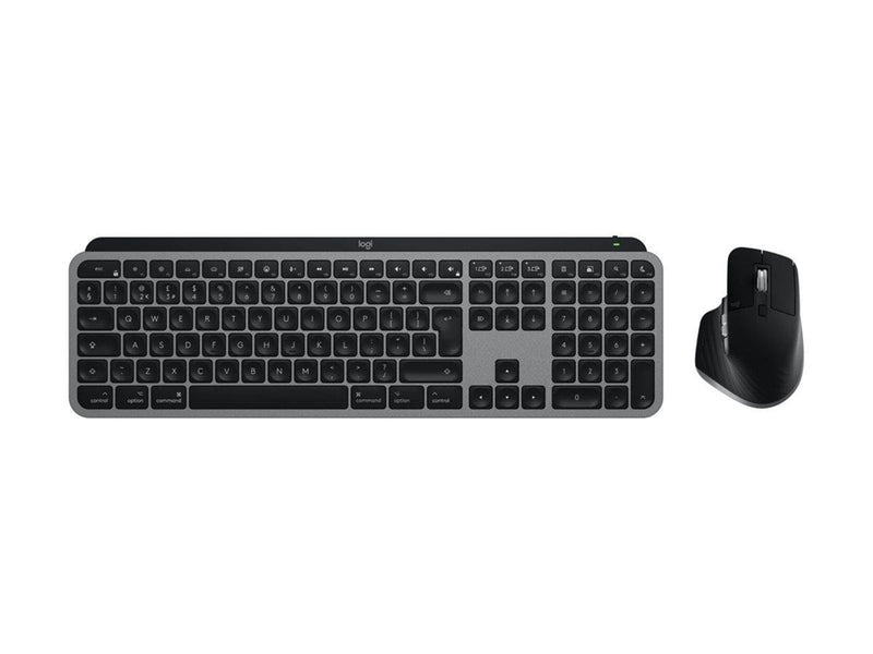 Logitech Master Series MX Keys S Combo for Mac - Tastatur & Maus Set - Universal - Schwarz