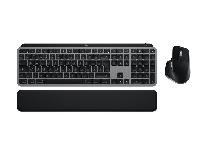 Logitech Master Series MX Keys S Combo for Mac - Tastatur & Maus Set - Universal - Schwarz