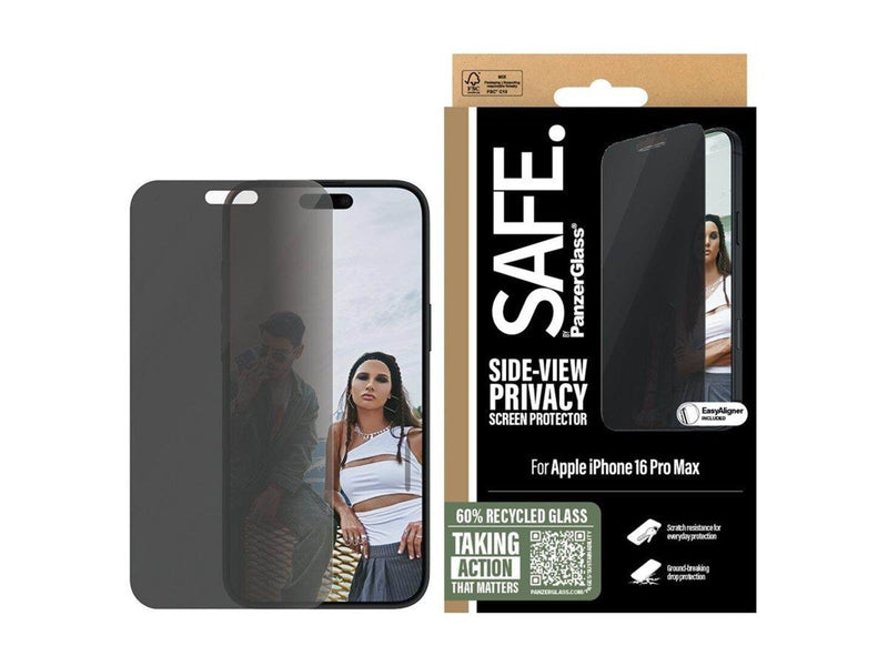 PanzerGlass SAFE. by  - screen protector for mobile phone - ultra-wide fit w. EasyAligner