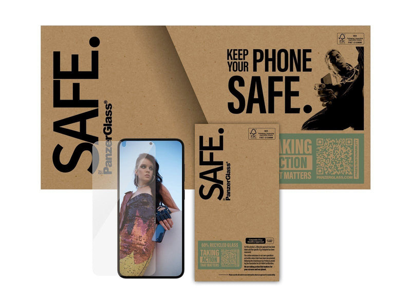 PanzerGlass SAFE. by  - screen protector for mobile phone - ultra-wide fit