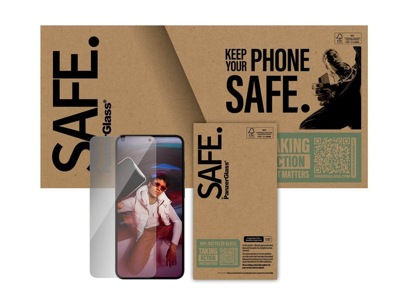 PanzerGlass SAFE. by  - screen protector for mobile phone - ultra-wide fit
