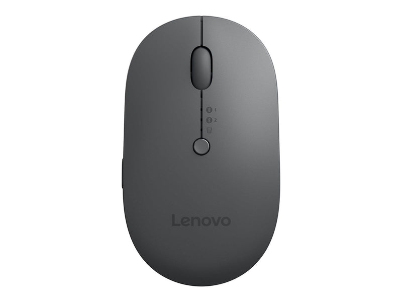 Lenovo Multi-Device - X9 Edition - mouse - 2.4 GHz Bluetooth 5.0 - thunder grey (top) thunder black (bottom) - Maus (Grau)