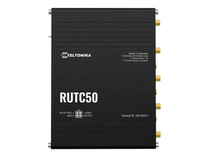 Teltonika RUTC50 - wireless router - WWAN - Wi-Fi 6 - 4G 5G 3G - desktop - Wireless router Wi-Fi 6