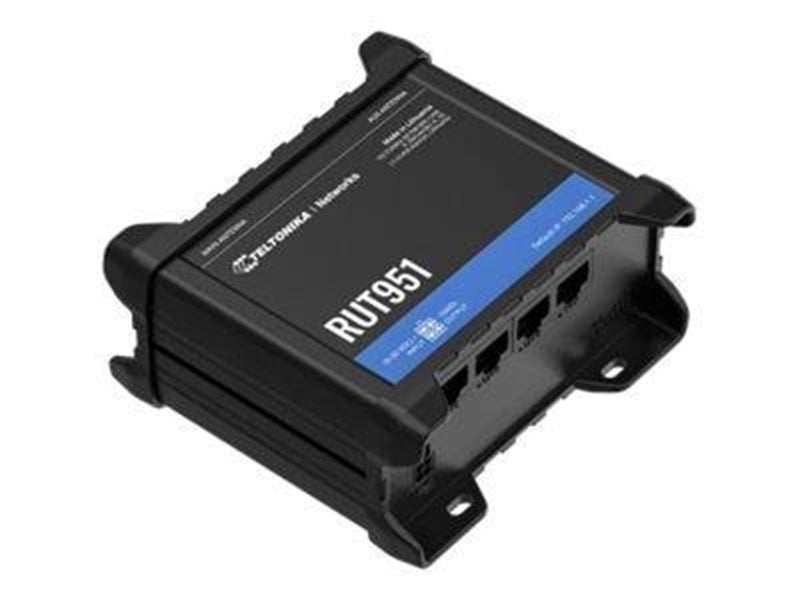 Teltonika RUT951 - wireless router - WWAN - Wi-Fi - 3G 4G - DIN rail mountable - Wireless router N Standard - 802.11n