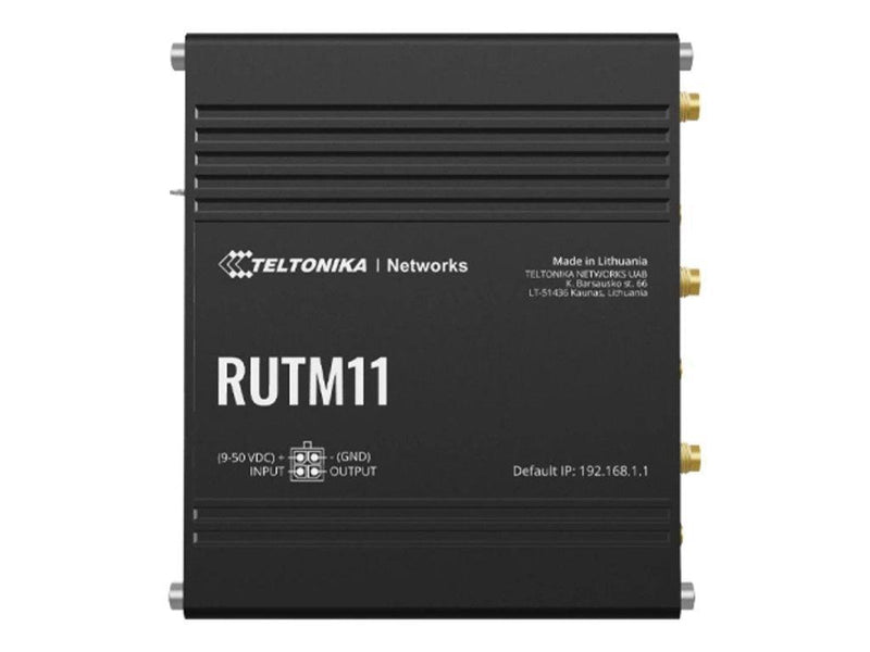 Teltonika RUTM11 - wireless router - WWAN - Wi-Fi 5 LTE - 3G 4G - DIN rail mountable wall-mountable surface-mountable - Router 8