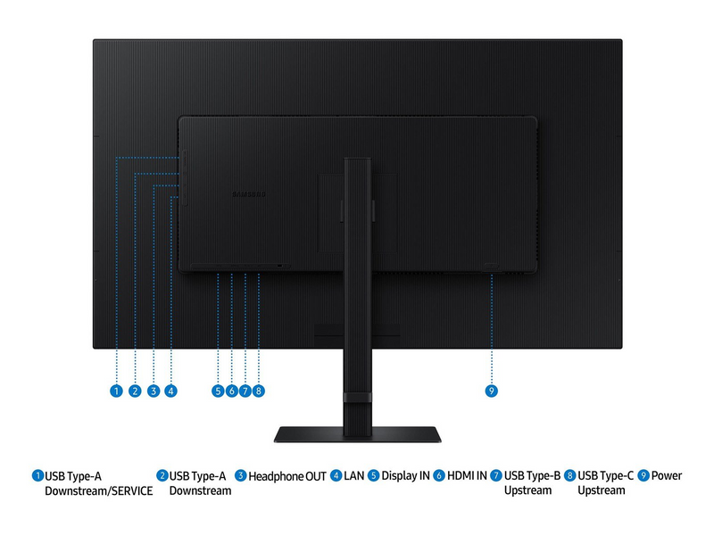 37" Samsung ViewFinity S8 - 3840x2160 (4k / UHD) - VA - 90W USB-C